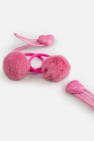 COCCODRILLO juuksekummid ja juukseklambrid, roosad, WC6311208PBJ-007-000 