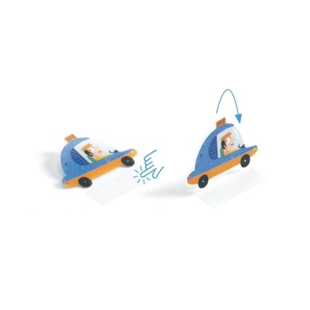 DJECO loovuskomplekt Lift-up Stickers – Sõidukid, DJ00043