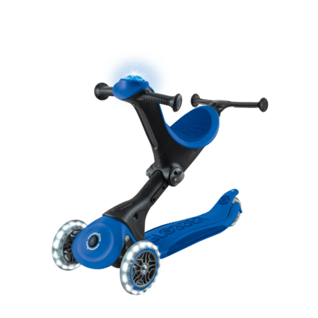 GLOBBER tõukeratas Go Up Deluxe Lights, tumesinine, 748-600 