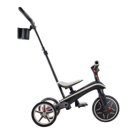 GLOBBER tõukeratas Explorer Trike 4in1, hallikas-pruun, 732-466 