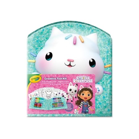 CRAYOLA loominguline komplekt Coloring Case, Gabby's Dollhouse, 40tk, 04-2945 