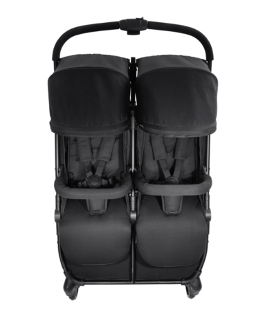 HAUCK jalutuskäru kaksikutele SWIFT X DUO, Black, 500040 
