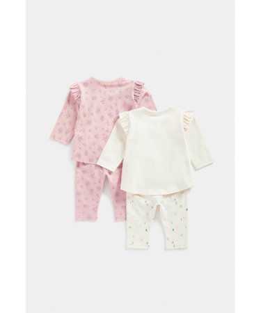 MOTHERCARE pikkade varrukatega t-särk  gab. ja püksid  gab. , tk., FE005  