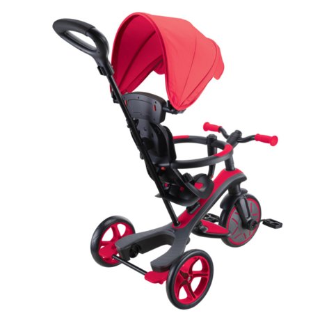 GLOBBER kolmerattaline jalgratas Trike Explorer 4in1, punane, 632-102 632-102
