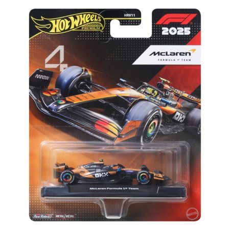 HOT WHEELS 1:64 Premium F1 McLaren Lando Norris auto, JKD88 