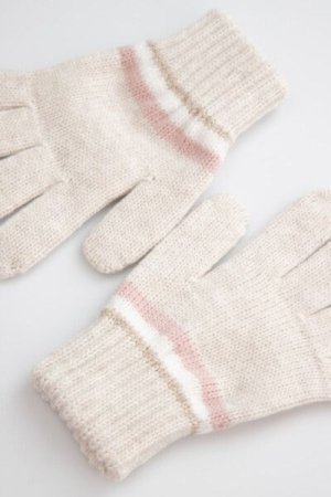 COCCODRILLO gloves ACCESSORIES WINTER GIRL, beige, ZC4360301AWG-002-XL, XL cm 