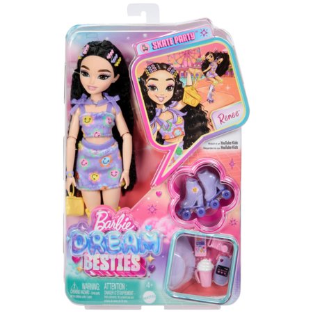 BARBIE Dream Besties rulluiskudel nukk Renee, JFX99 