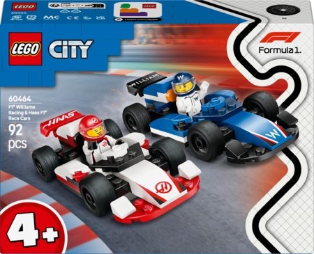 60464 LEGO® City Project Alicia 2025 F1® Williams Racing ja Haas F1® Race autod 