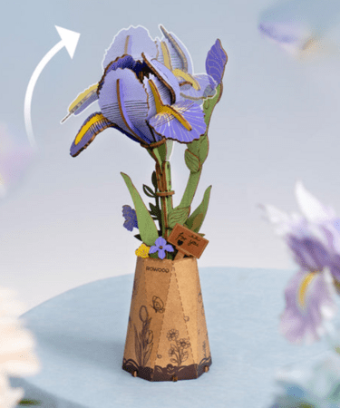 ROWOOD puidust konstruktor Lilla iiris, TW121 