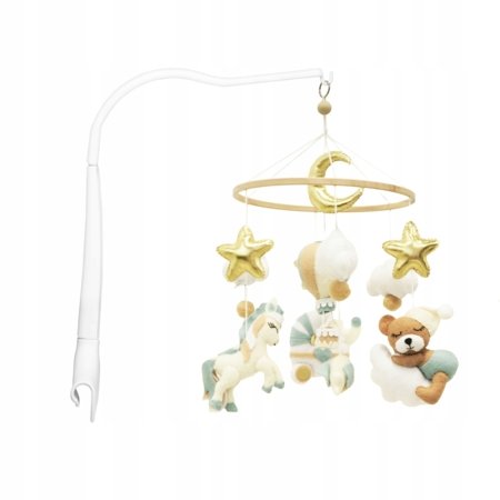 NENO võrevoodi karussell hoidikuga GINO, NEN-BAB-ZB006 