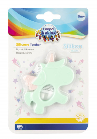 CANPOL BABIES Silikoonist närimisrõngas imikutele Unicorn, 51/007 51/007