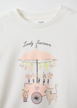 OVS pikkade varrukatega t-särk, 140 cm, 002558128 