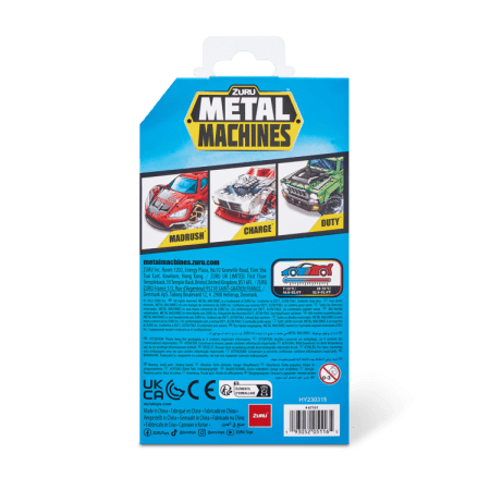 METAL MACHINES 3 autot komplekt värvimuutev, assortii, 67101 