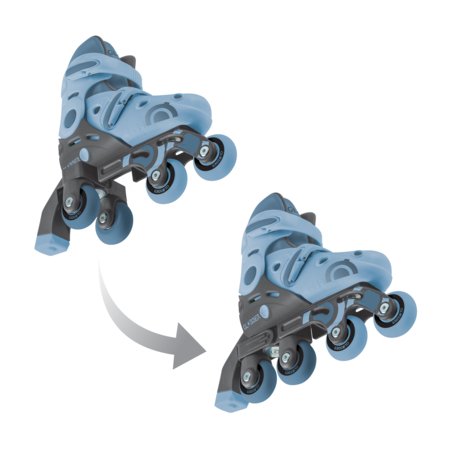 GLOBBER rulluisud Learning Skates 2 in 1, suurus 26–29, sinised, 780-200 