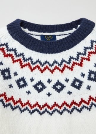 OVS BOY3-10Y TRICOT 2H 9-10 WHITE 001901996 