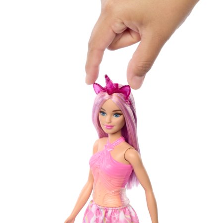 BARBIE Dreamtopia ükssarviku stiilis juuksenukk, HRR13 