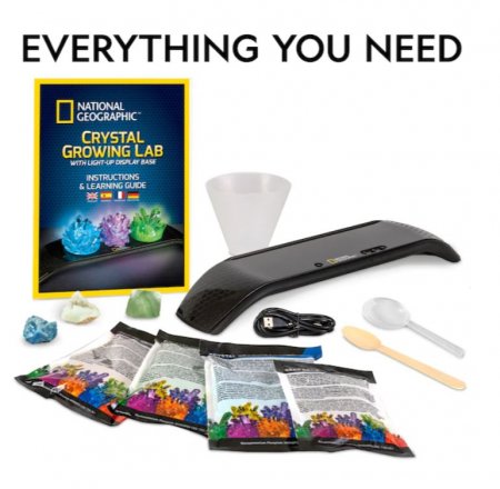 NATIONAL GEOGRAPHIC komplekt Crystal Growing Lab, NGLITCRYSTALINT NGLITCRYSTALINT