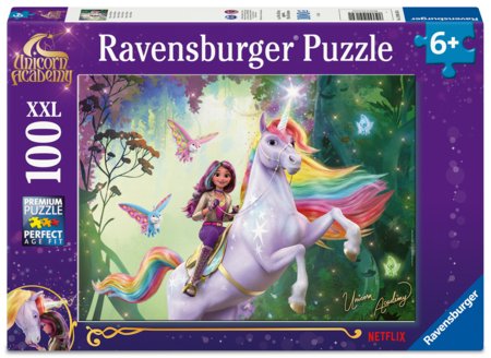 RAVENSBURGER pusle Unicorn Academy Sophia ja Wildstar, 100 tk., 12004164 