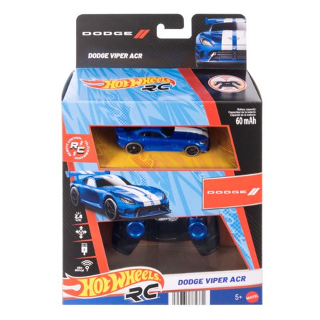 HOT WHEELS RC Dodge Viper ACR 1:64 kaugjuhitav auto, JMM78 