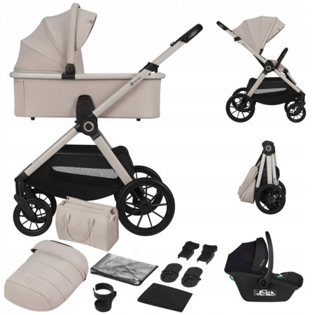 LIONELO universaalne käru LAYLA 3in1, Beige sand, LO-LAYLA 3IN1 