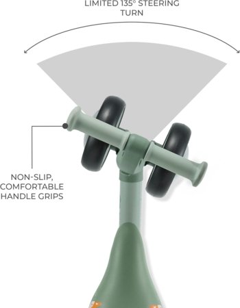 KINDERCRAFT tasakaaluratas CUTIE FLASH, roheline, KRCUFL00GRE0000 