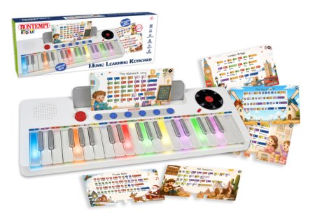 BONTEMPI hariv elektrooniline süntesaator 37 valgustatud klahviga, 3 a+, 12 3700 