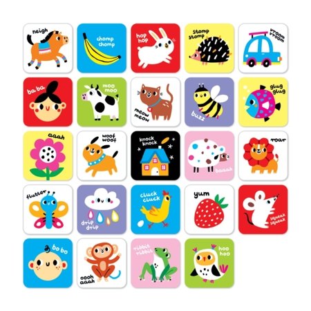 BANANAPANDA kontrastsed High Contrast Baby Cards, 76277 