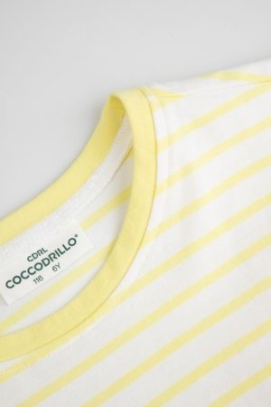 COCCODRILLO lühikeste varrukatega t-särk, kollased, WC6143202LGD-004-092 