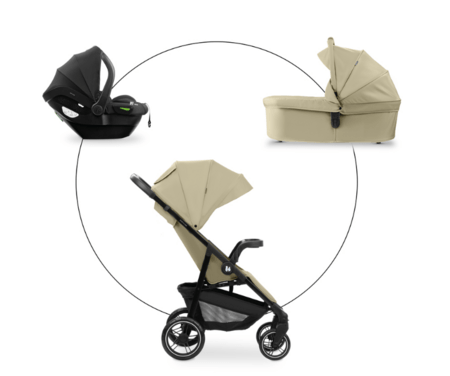HAUCK universaalne käru SHOP N CARE TRAVEL SET, Olive, 149256 