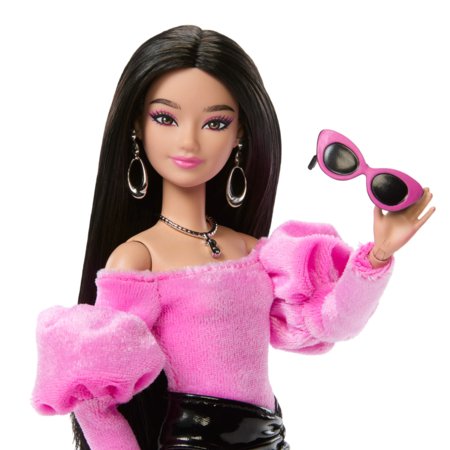 BARBIE BARBIECORE DELUXE FASHIONISTAS nukk roosas sametis topis, JJN76 
