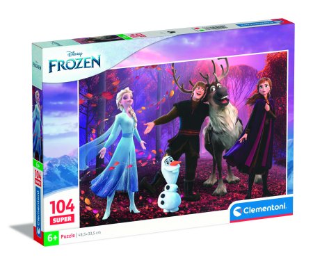 CLEMENTONI DISNEY FROZEN pusle, 104 tk, 25771 