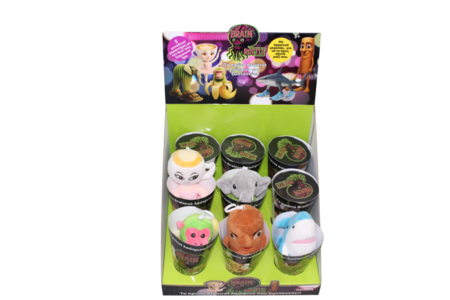 BRAIN ROT rääkiv plüüšist võtmehoidja 15 cm, assortii, BD1270 