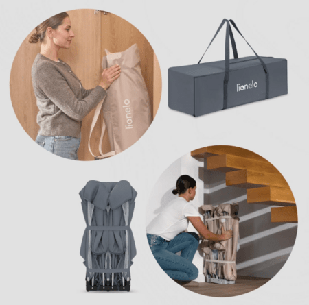 LIONELO mänguaedik-maneež FLORENCE XL EASY FOLD, Grey stone, LO-FLORENCE XL EASY FOLD 