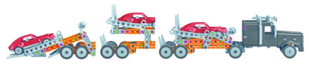 CLEMENTONI SCIENCE & PLAY BUILD ehituskomplekt Autoveok, 240 tk, 75164 