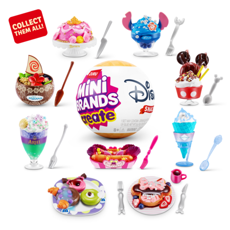 MINI BRANDS Disney miniatuuride komplekt Snacks Create, 77708GQ1 