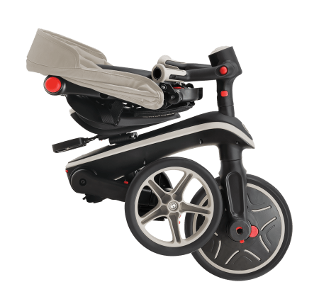 GLOBBER tõukeratas Explorer Trike 4in1, hallikas-pruun, 732-466 