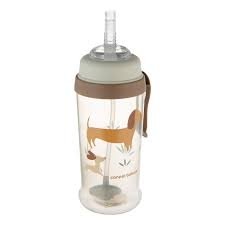 CANPOL BABIES lekkekindel joogipudel raskusega kõrrega DOGS, 350 ml., 56/510_bro 