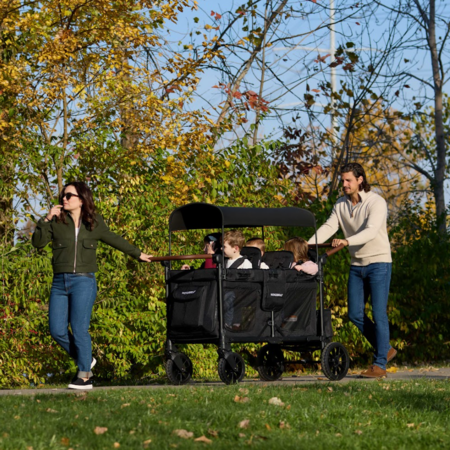 WONDERFOLD sportkäru neljale W4 LUXE, volcano black, W4LUX-BLK 
