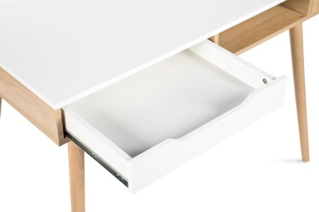 LITTLE SKY by KLUPŚ kirjutuslaud SOFIE, Beech/White 