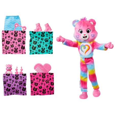 BARBIE Cutie Reveal – Hoolivate Karude sari 2: Koosolemise karu, JFV60 