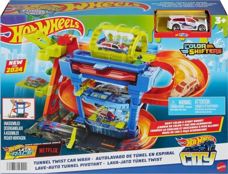 HOT WHEELS City värvimuutev tunnelpesula, HTN80 