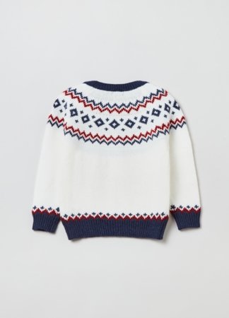 OVS BOY3-10Y TRICOT 2H 9-10 WHITE 001901996 