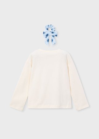 MAYORAL pikkade varrukatega t-särk, sky bone, 3.020-17, 98  cm 