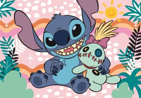 CLEMENTONI LASTELE PUZZLE Disney Stitch, 60 tk,, 26331 