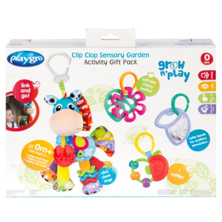 PLAYGRO aktiivsusmänguasjade komplekt Clip Clop Sensory Garden Activity, 0188178 