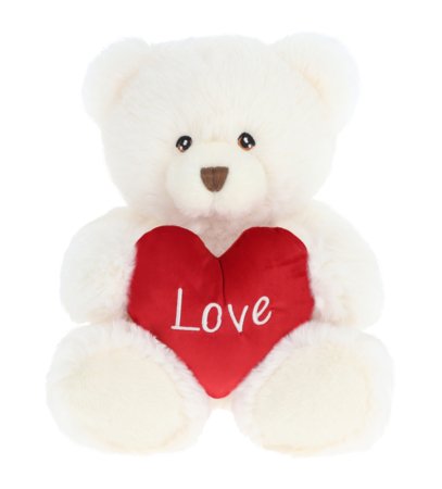 KEEL TOYS pehme mänguasi karu Harry südamega, kreemikarva, 20 cm, SV3475 