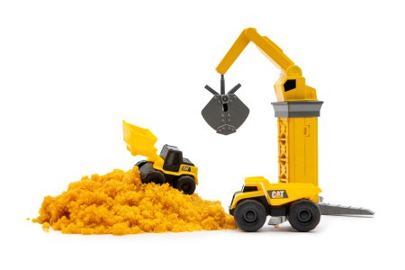 CAT playset-construction site Little Machines Ground Crew, 83376 83376