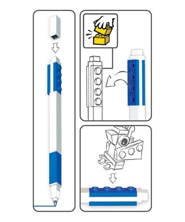 LEGO 2.0 sinine geelpliiats minifiguuriga, 52600 
