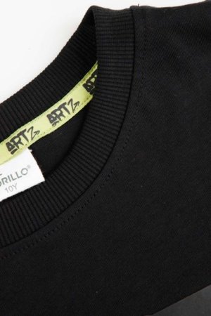 COCCODRILLO t-särk SPORTS BOY JUNIOR, must, cm 