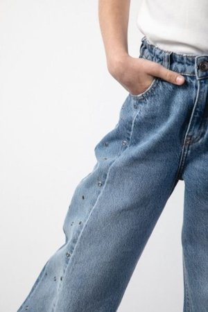 COCCODRILLO püksid JEANS COLLECTION GIRL, sinine, cm 